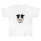 MrKShirtsのUshi (牛) 色デザイン Heavyweight T-Shirt