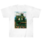 AkironBoy's_Shopのサボテンとサウナの融合 (Fusion of cactns and Sauna) ヘビーウェイトTシャツ