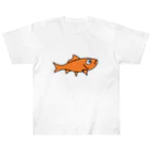 ゆるい生き物のゆるい金魚#1 ヘビーウェイトTシャツ