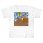 シュナウザーのikeWan_shopのikeWan★あるikeWanの寝室 Heavyweight T-Shirt