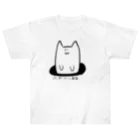 む、のなんとか屋さんのながいねこ　透過Ver. ヘビーウェイトTシャツ