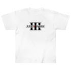 THREE ARROWSSSのオリジナルロゴ 黒字 Heavyweight T-Shirt