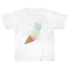 かのうの雪精のアイスごっこ Heavyweight T-Shirt