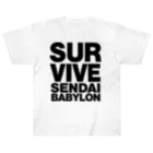 SURVIVESENDAIBABYLON@鈴木無花果のSURVIVESENDAIBABYLON ヘビーウェイトTシャツ