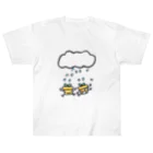 greetenの植木に雨を Heavyweight T-Shirt