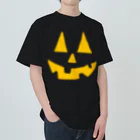 CIPANGOのハロウィン ジャック・オ・ランタン ブラックボディ Heavyweight T-Shirt