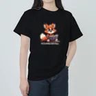 みゆみん@YouTuber ／M|Little Kit Foxの読書タイム Tシャツ Heavyweight T-Shirt