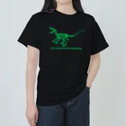 Shoya Fukaseのラプトル骨格標本 ヘビーウェイトTシャツ
