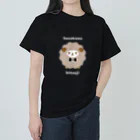 びみょかわアニマルのぶさかわ羊 ヘビーウェイトTシャツ