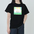 ミズノ リエ　グッズの「ふわふわわんこ」ミズノ リエ ヘビーウェイトTシャツ