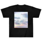 ゆにねこ惑星のପ天使の夏休みଓ夕暮れ旅行(枠なし) Heavyweight T-Shirt