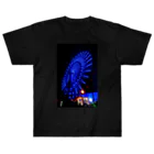 my-m-coroの神戸 夜の観覧車 Heavyweight T-Shirt