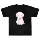 つぴつぴシジュウカラのCute spotted Dalmatian ヘビーウェイトTシャツ