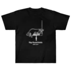 ねこのび屋のテルミンにゃんこ白ver. ヘビーウェイトTシャツ