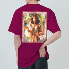 キキとココからのアールヌーボーの女神と戯れる天使たち Heavyweight T-Shirt