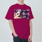 scbb2020の白ペキ 犬 Dog My Love ヘビーウェイトTシャツ