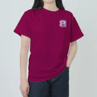 宇宙黒猫キョロちゃんの宇宙黒猫キョロちゃん(シアン) Heavyweight T-Shirt