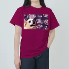 scbb2020の白ペキ 犬 Dog My Love ヘビーウェイトTシャツ