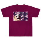 scbb2020の白ペキ 犬 Dog My Love ヘビーウェイトTシャツ