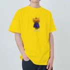 ハナイとトンのネコオバケ（カボチャ） Heavyweight T-Shirt