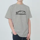 ハナイとトンのHYBRID（黒） ヘビーウェイトTシャツ