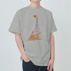 昭和図案舎の昭和レトロあやとり「東京タワー（文字なし）」 ヘビーウェイトTシャツ