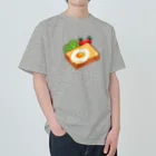 Wonder Bird Forestのピクセル・目玉焼きトースト Heavyweight T-Shirt