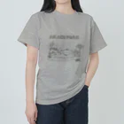 Too fool campers Shop!のAKAGI★park02(黒文字) ヘビーウェイトTシャツ