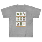 キッズモード某の葵のピンズ ( 架空麻雀牌シリーズ) Heavyweight T-Shirt