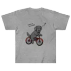 efrinmanのbicycleラブ 黒 ヘビーウェイトTシャツ