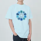 𝖕𝖊𝖙𝖎𝖙 ❋ 𝖗𝖊𝖕𝖔𝖘【 ﾌﾟﾃｨ・ﾙ ﾎﾟ 】の🔵comfort〜ブルーバージョン 🔵 ヘビーウェイトTシャツ