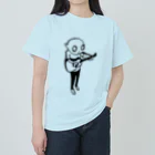 バリバリクエスチョンのギター弾き語りTシャツ Heavyweight T-Shirt
