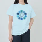 𝖕𝖊𝖙𝖎𝖙 ❋ 𝖗𝖊𝖕𝖔𝖘【 ﾌﾟﾃｨ・ﾙ ﾎﾟ 】の🔵comfort〜ブルーバージョン 🔵 ヘビーウェイトTシャツ