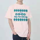 キッズモード某のチャリロゴアーガイル(mint) Heavyweight T-Shirt