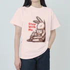 BeachBunnyのうさぎとねこ　Stay With Me ヘビーウェイトTシャツ