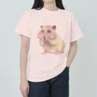 AriyamaSayuriの今日ものんびり。きんハムちゃん Heavyweight T-Shirt