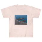 K&Kの上空からの景色(文字あり) Heavyweight T-Shirt