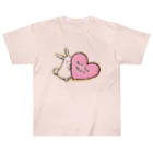 AntiqueHeartのおっきいはーとうさ ヘビーウェイトTシャツ