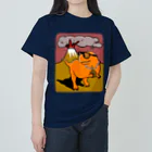 DinogaSuki -恐竜のこども服-のパリピティラノ ヘビーウェイトTシャツ