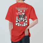 コタワン商店🐾の【イタグレ】両面★TOY-WAN★ ポップコーン グレイちゃん Heavyweight T-Shirt