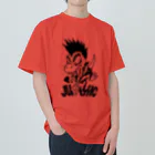 ピンチザウルス【恐竜】の【恐竜】ロックン・レックス（ブラック） ヘビーウェイトTシャツ