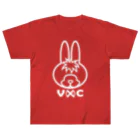 VIRTUAL CROSSのRabbit Logo white Heavyweight T-Shirt