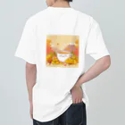 chapinnuのイチョウと紅茶シリーズ② ヘビーウェイトTシャツ