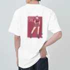 はり@カラーパレットイラストのRED GIRL Heavyweight T-Shirt