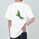 akane_art（茜音工房）のベジタブルT（オクラ） Heavyweight T-Shirt