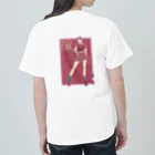 はり@カラーパレットイラストのRED GIRL Heavyweight T-Shirt