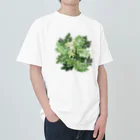 Wonder Bird Forestの藤の葉陰 Heavyweight T-Shirt