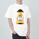 カクカクshopのキャトられひつじ Heavyweight T-Shirt