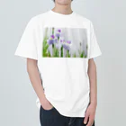 akane_art（茜音工房）の癒しの風景（花菖蒲） Heavyweight T-Shirt