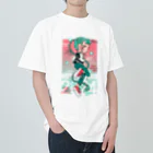 おおつきあやの辰年ガール Heavyweight T-Shirt